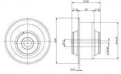 Control Arm Lower - Inner Rear Bushing Kit-Double Offset