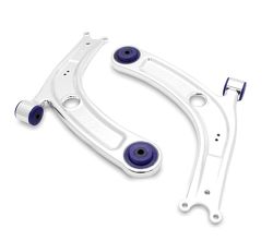 Supaloy Aluminium Querlenker Kit mit Duroball und Nachlaufanpassung ALOY0018K