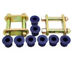 Schmierbare Schäkel mit Buchsen - nur hintere Federbefestigung für Nissan Navara D22 - Alle (1997 - 2023), Art.-Nr. KIT0136RSK