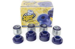 Radius Arm Bushing Kit  with Castor Correction & 1.0 Degree Axle Adjustment für Land Rover Defender LD - 110 & 130 Station Wagon, Hard Top & Pick Up: Models with Narrow front radius arms to Chassis Prefix KA (1990 - 1993), Art.-Nr. KIT5245BK